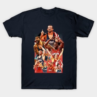 USA Olympic Wrestling Heroes T-Shirt